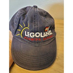 Legoland Florida Resort Ball Cap Hat Used Blue Adjustable Youth/Teen/Sm Adult